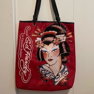 Ed hardy tote bag